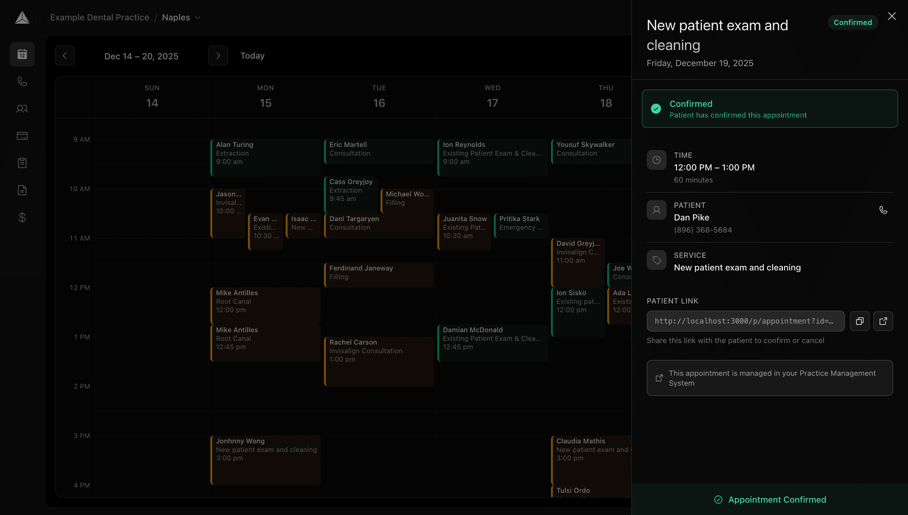 Consultant white-label voice AI dashboard